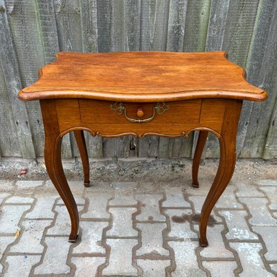 Antique Oak Side Table, France, 1750s-ALF-2033626