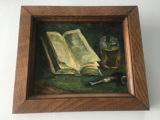 Antique Oil Painting on Canvas by Luis-WQQ-970213