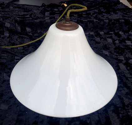 Antique Opaline Glass Ceiling Lamp-QDP-1721563