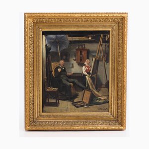 Antique Painting by Waldemar Knut Gustaf Tode-SA-636336