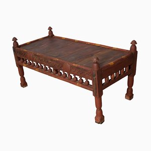 Antique Pakistanian Coffee Table in Wood, 1920s-UZN-1395888