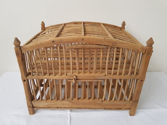 Antique Pine Cheese Aging Cage, 1850s-IND-952193