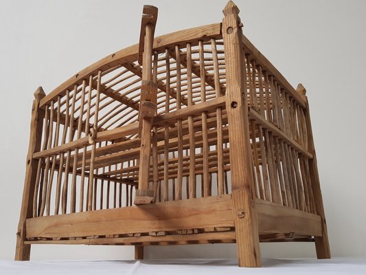 Antique Pine Cheese Aging Cage, 1850s-IND-952193