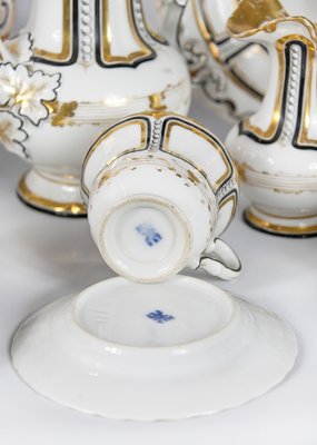 Antique Porcelain 11-Person Tea Set by Carl Tielsch, Set of 37-ZVH-1138715