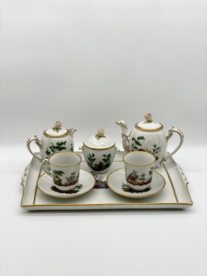 Antique Porcelain Coffee Service by Ginori, S.C.Ginori for Richard Ginori, Set of 8-PYA-860854