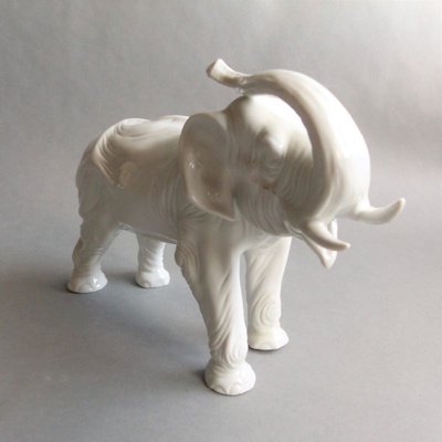 Antique Porcelain Elephant from Sitzendorf Thüringen-WK-783707