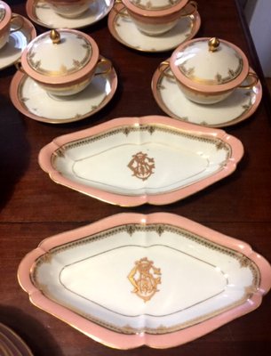 Antique Porcelain Tableware Set by Vivinis Mace for Sevres, Set of 55-EAI-863406