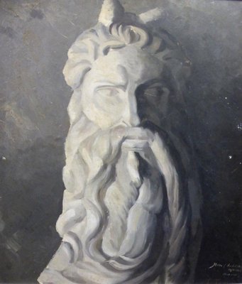 Antique Portrait of Moses After Michelangelo-WSV-605472