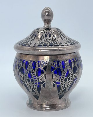 Antique Pot with Lid by Friedrich Deusch for Deusch Schwäbisch Gmünd-CBS-875747