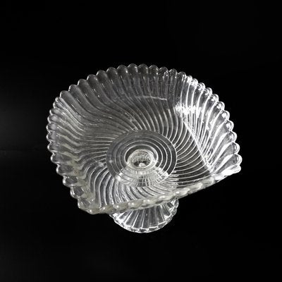 Antique Pressed Glass Bowl on Foot Turbin from Reijmyre, Sweden, 1900s-JKV-2023226