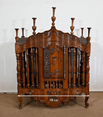 Antique Provencal Bread Cabinet in Walnut, 18th Century-RVK-1440560