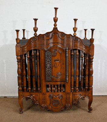 Antique Provencal Bread Cabinet in Walnut, 18th Century-RVK-1440560