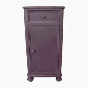 Antique Purple Lacquered Nightstand-CDG-952349