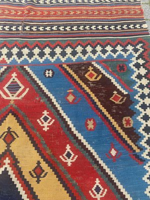 Antique Qashqai Kilim Rug-YMM-1153797