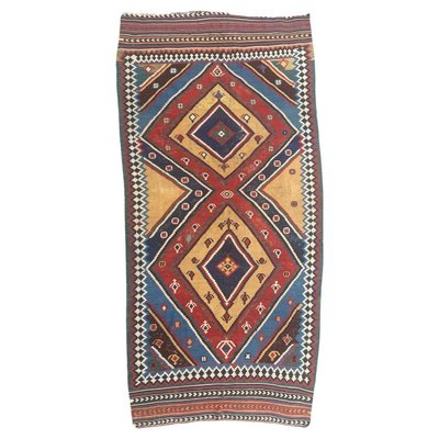 Antique Qashqai Kilim Rug-YMM-1153797