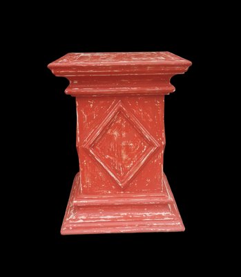 Antique Red Wooden Stand-GEL-1431703