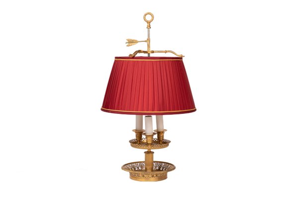 Antique Restoration Style Gilt Bronze Table Lamp, 1900s-CEJ-564686