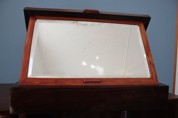 Antique Rosewood Box with Mirror-SEI-638718