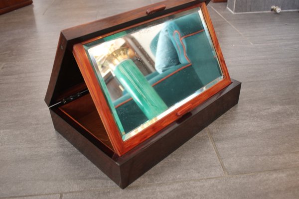 Antique Rosewood Box with Mirror-SEI-638718