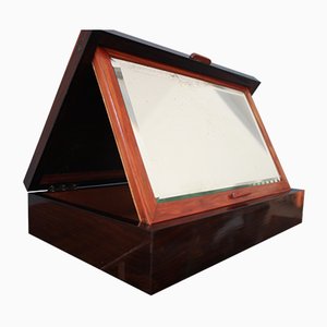 Antique Rosewood Box with Mirror-SEI-638718