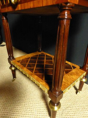 Antique Rosewood Marquetry Coffee Table-WSV-707310