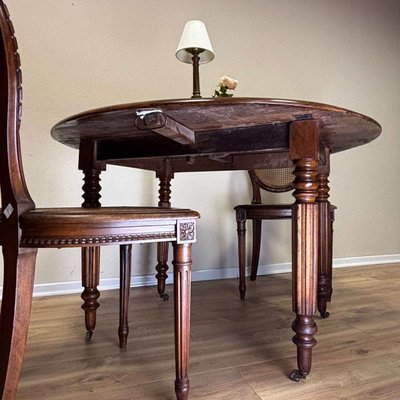 Antique Round Dining Table, France-ALF-2033605