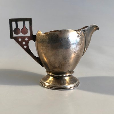 Antique Russian Art Nouveau Engraved Creamer by Antip Kuzmichev, Russia-HWV-1150708