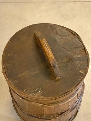 Antique Rustic Mountain Container For Flour-NPC-1441983