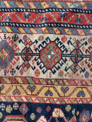 Antique Rustic Wool Rug-YMM-1062275