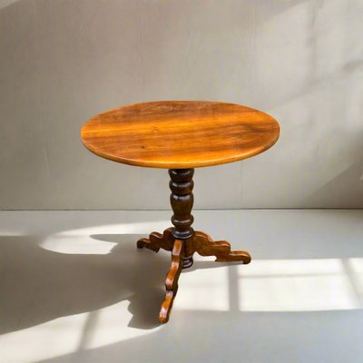 Antique Salon Table in Walnut, France, 19th Century-ALF-2033620