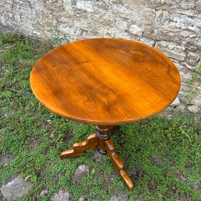 Antique Salon Table in Walnut, France, 19th Century-ALF-2033620