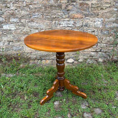 Antique Salon Table in Walnut, France, 19th Century-ALF-2033620