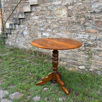 Antique Salon Table in Walnut, France, 19th Century-ALF-2033620