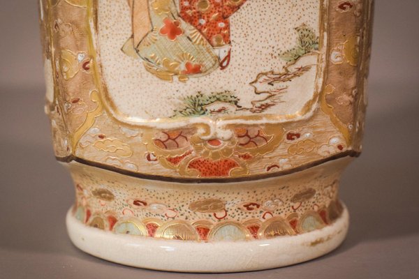 Antique Satsuma Vase, 1900s-AOI-1423288