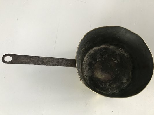 Antique Saucepan in Brass, 1800s-WQQ-1452841