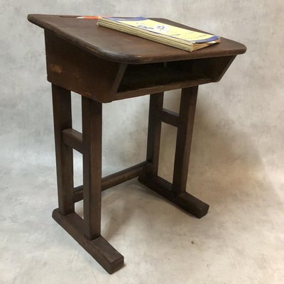 Antique School Desk, 1900s-SDV-676485