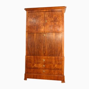 Antique Secretaire in Solid Oak and Walnut-BZF-1291810