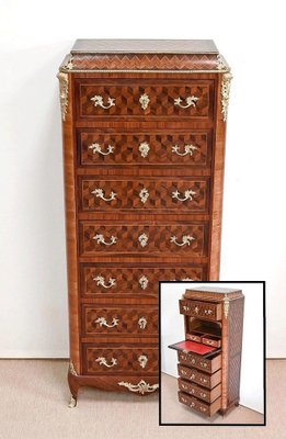 Antique Secretary in Precious Wood-RVK-1394788