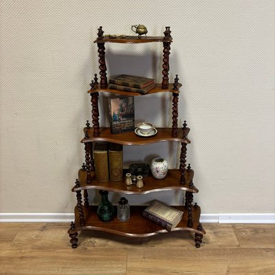 Antique Shelf in Walnut, England-ALF-2033490