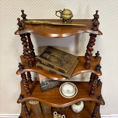 Antique Shelf in Walnut, England-ALF-2033490