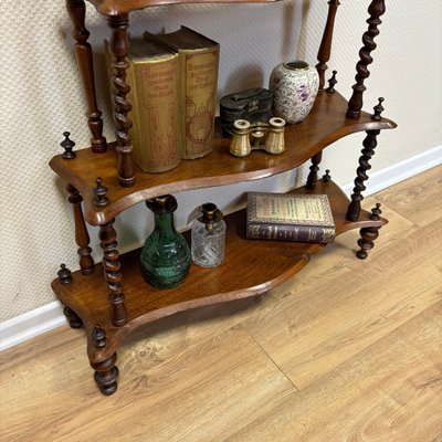 Antique Shelf in Walnut, England-ALF-2033490