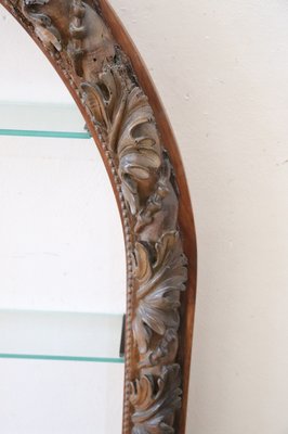 Antique Shelves with Carved Walnut Frame, 1850s-DCO-1033588