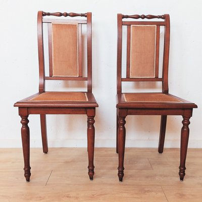 Antique Side Chairs, 1900-1920, Set of 2-WK-2022940