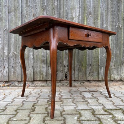 Antique Side Table in Cherry & Oak, France-ALF-2033625