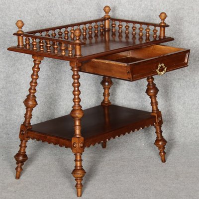 Antique Side Table in Walnut, 1880-DXD-1750385