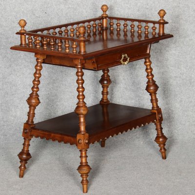 Antique Side Table in Walnut, 1880-DXD-1750385