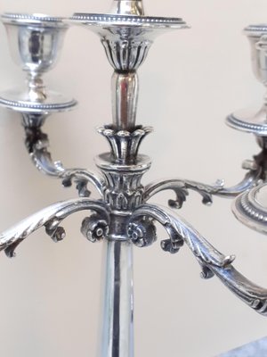 Antique Silver Candlesticks, 1890s, Set of 2-AKA-2016372