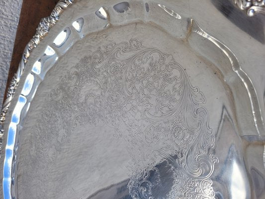 Antique Silver Metal Tray-SYQ-2042829