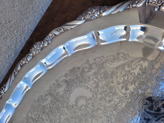 Antique Silver Metal Tray-SYQ-2042829