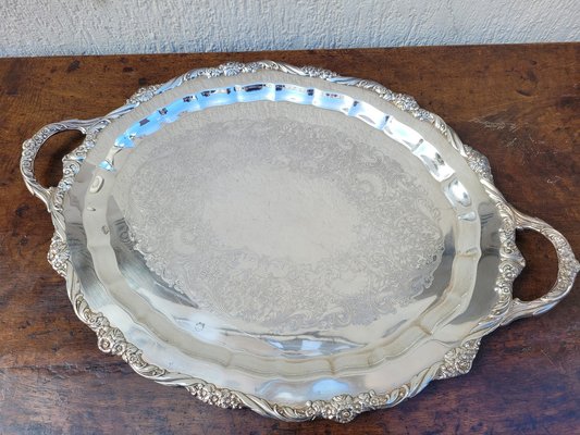 Antique Silver Metal Tray-SYQ-2042829